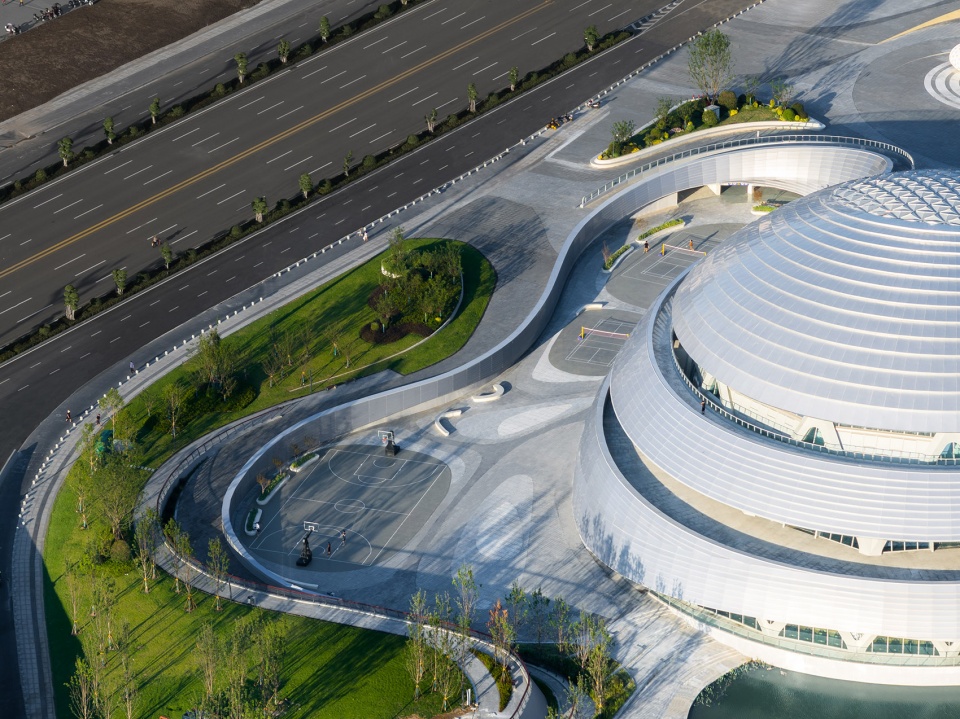 Jewel On The Silkroad Nanbu Eye Gymnasium China by Zhoyu Design Group