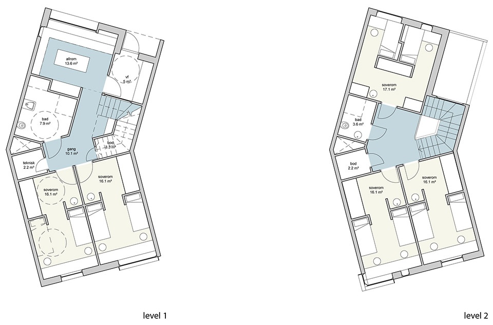 Toneheim Folkehøgskole Student Housing by ASAS arkitektur
