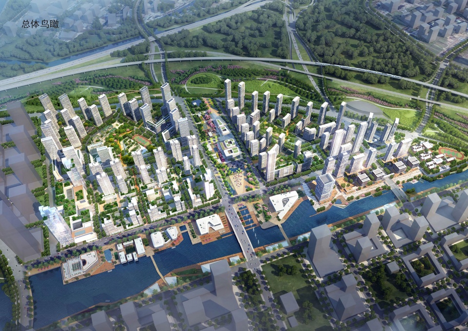 hangzhou asian games village vanke waterfront mixed use by hks