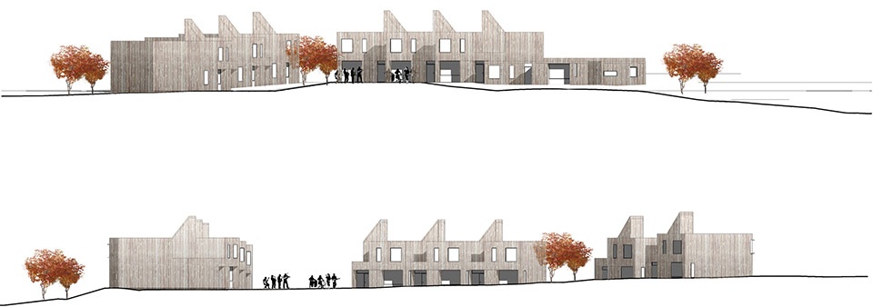 Toneheim Folkehøgskole Student Housing by ASAS arkitektur
