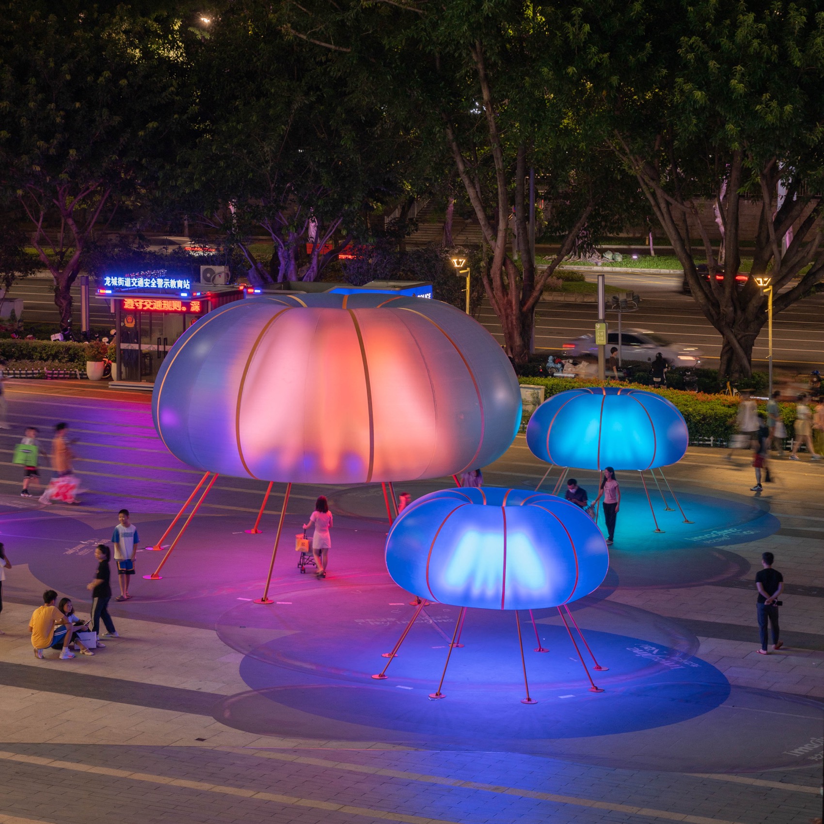 Public Art Installation “Floating Pavilion” by Daxing Jizi Design 谷德设计网