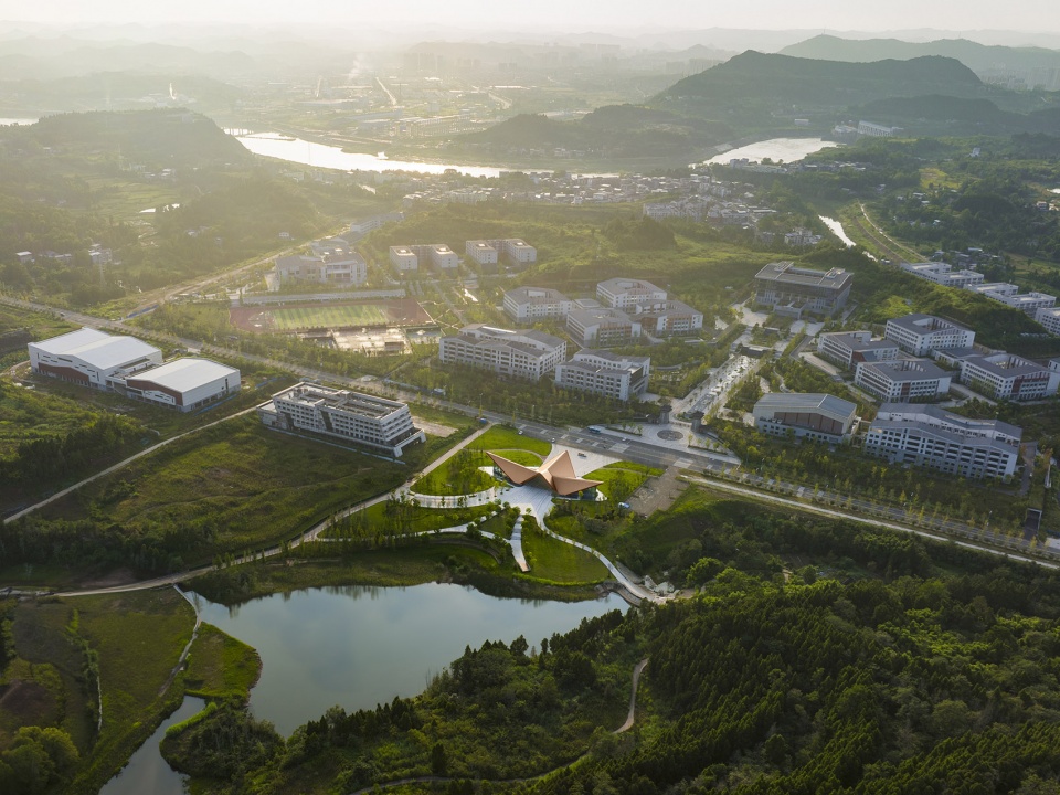 langzhong sports town visitor center by udg about studio