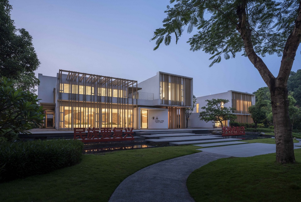 huangma rural revitalization workstation and rural reception hall by 3andwich design