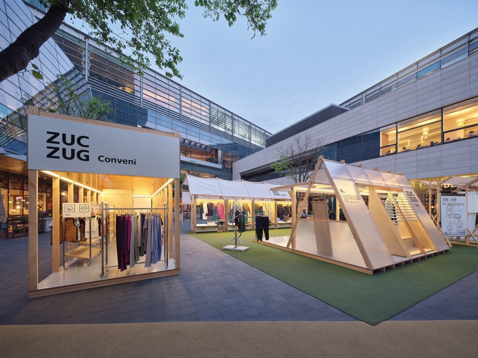 zuczug pop up market by flip studio