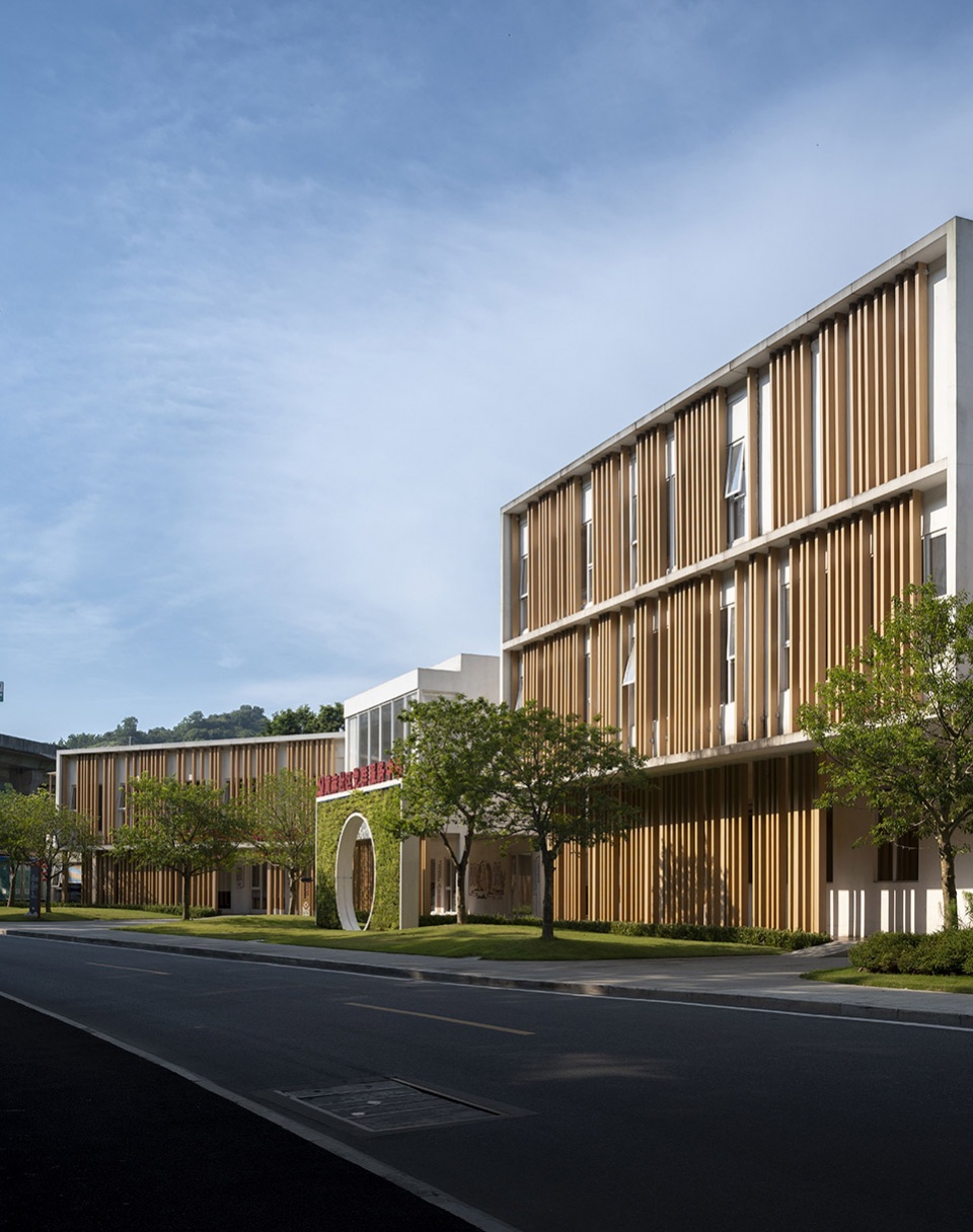 huangma rural revitalization workstation and rural reception hall by 3andwich design
