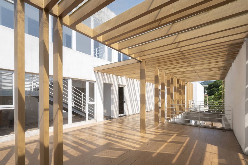 huangma rural revitalization workstation and rural reception hall by 3andwich design