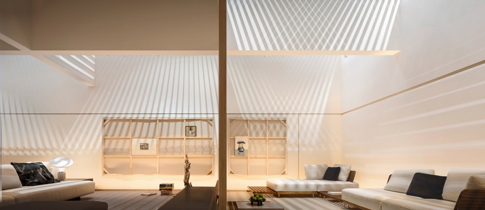borrow light abx exhibition hall by v2gether