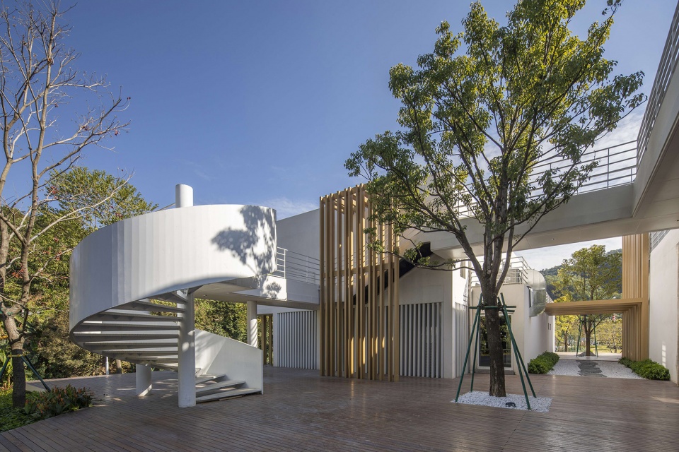 huangma rural revitalization workstation and rural reception hall by 3andwich design