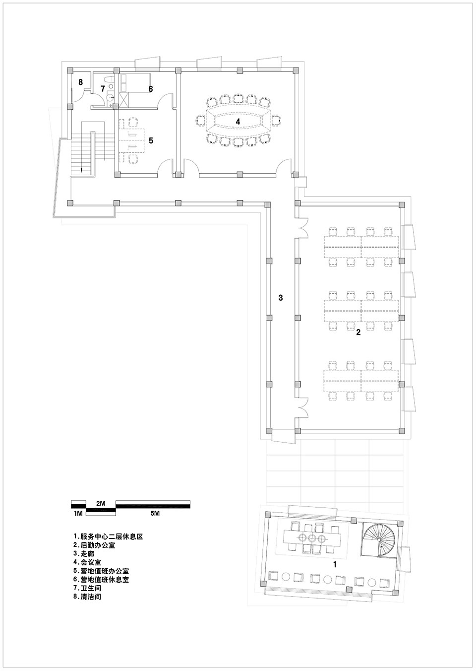 Renovation of Belight Camp Service Center by Local Architecture Design Office The Design Institute of Landscape and Architecture China Ac...