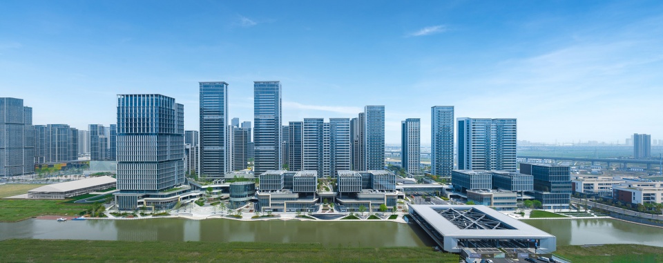 hangzhou asian games village vanke waterfront mixed use by hks