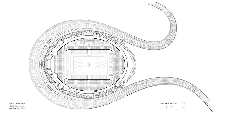 Jewel On The Silkroad Nanbu Eye Gymnasium China by Zhoyu Design Group