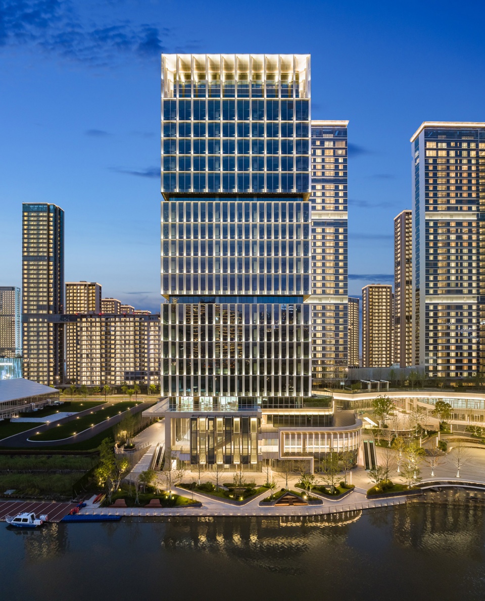 hangzhou asian games village vanke waterfront mixed use by hks