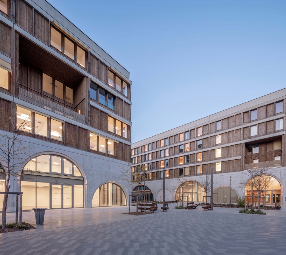 laherrere center by cobe architecture
