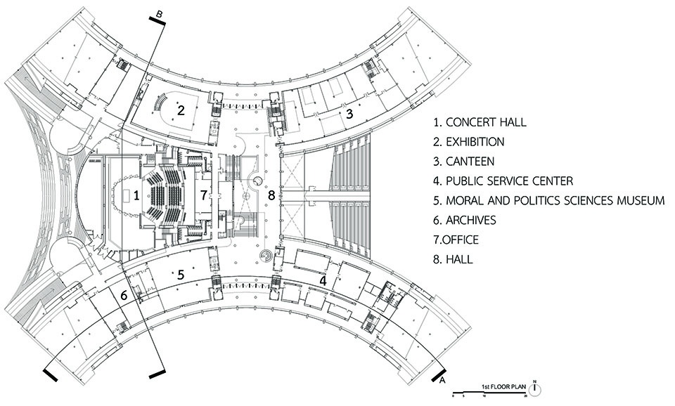 Puey Ungpahakorn Centenary Hall by Arsomsilp Landprocess gzj