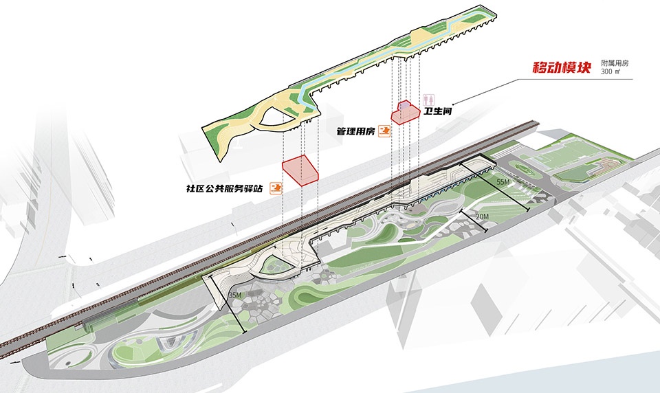 Shanghai s New Horizon High Land Park by Urban Architecture