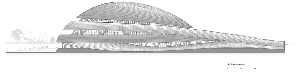 Jewel On The Silkroad Nanbu Eye Gymnasium China by Zhoyu Design Group