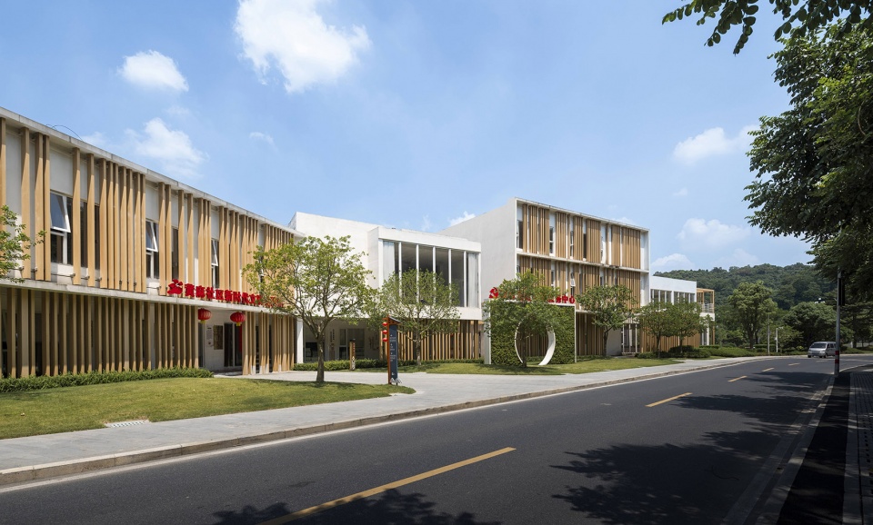 huangma rural revitalization workstation and rural reception hall by 3andwich design