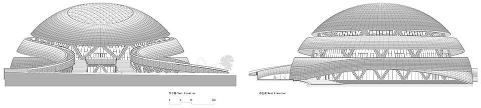 Jewel On The Silkroad Nanbu Eye Gymnasium China by Zhoyu Design Group