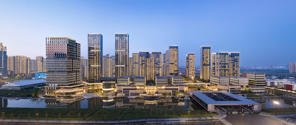 hangzhou asian games village vanke waterfront mixed use by hks