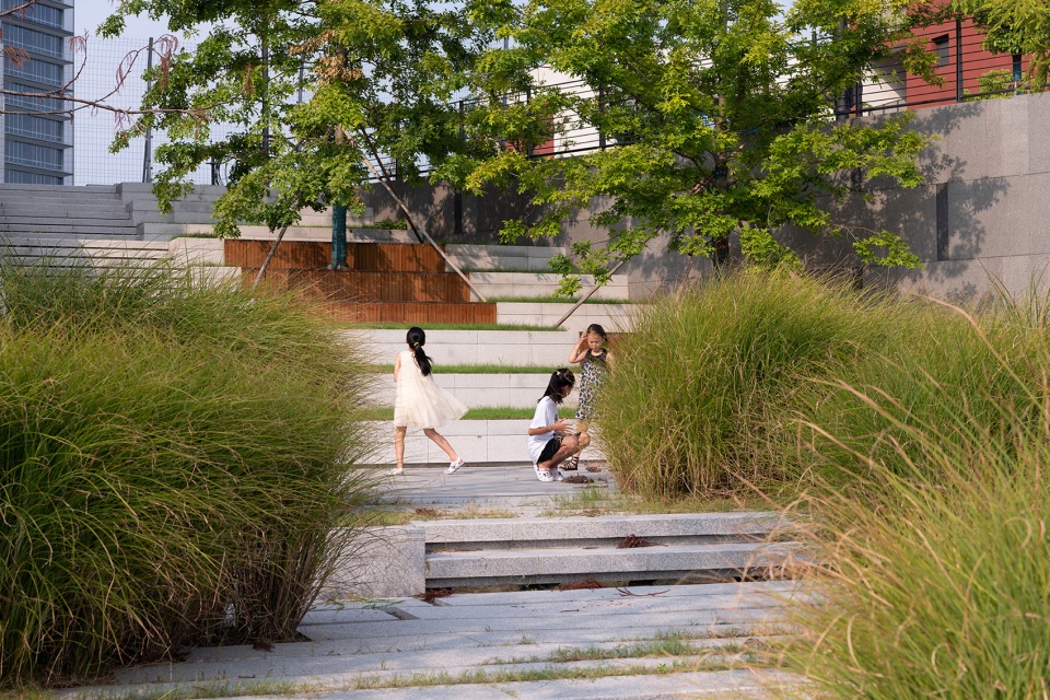the waterfront of the asian games village by atelier scale