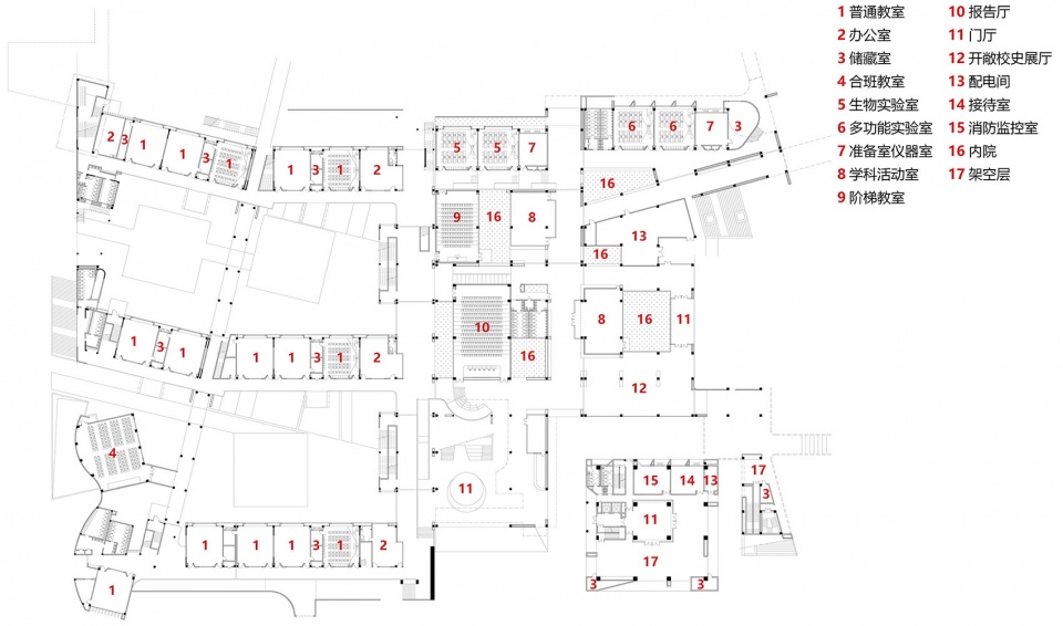 new campus of jiangsu jingjiang senior high school by rong zhaohui studio zradi