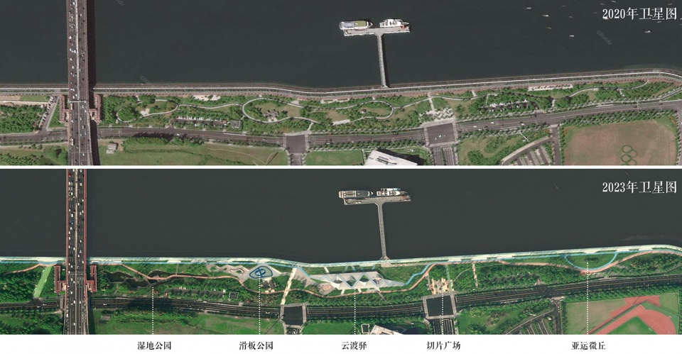 hangzhou riverfront public space sanqiao asian games park by original design studio tjad