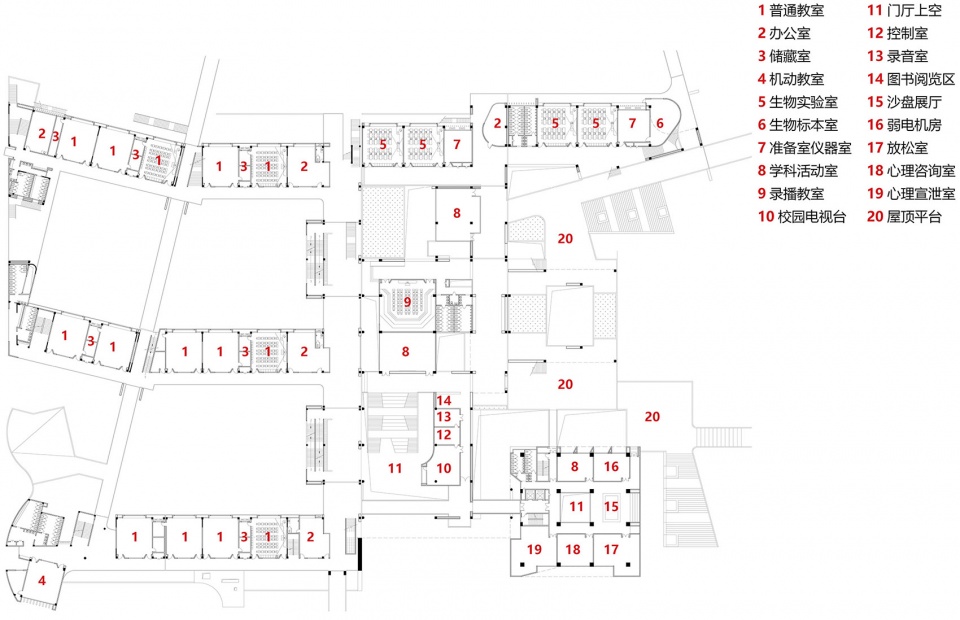 new campus of jiangsu jingjiang senior high school by rong zhaohui studio zradi