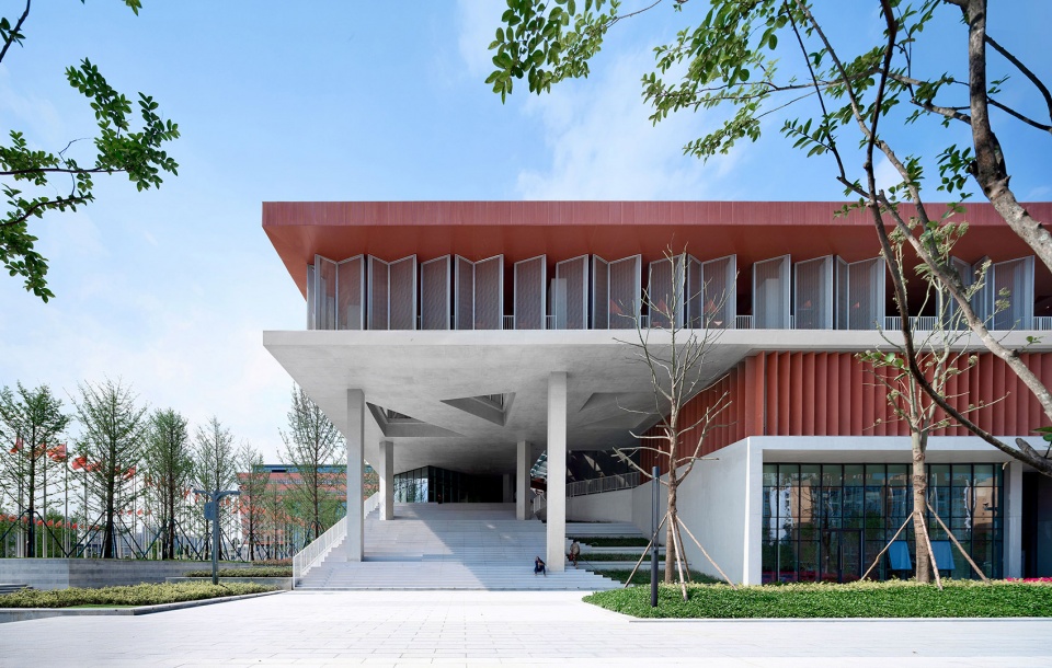 the service center and administrative center of chengdu universiade village for the 31st summer universiade cscec