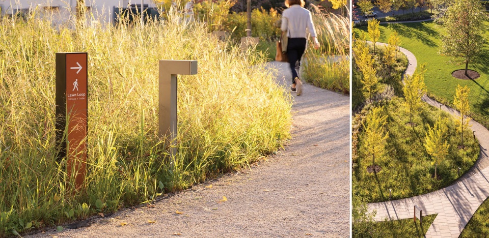 2022 asla general design award of honor from brownfield to green anchor in the assembly square district ojb