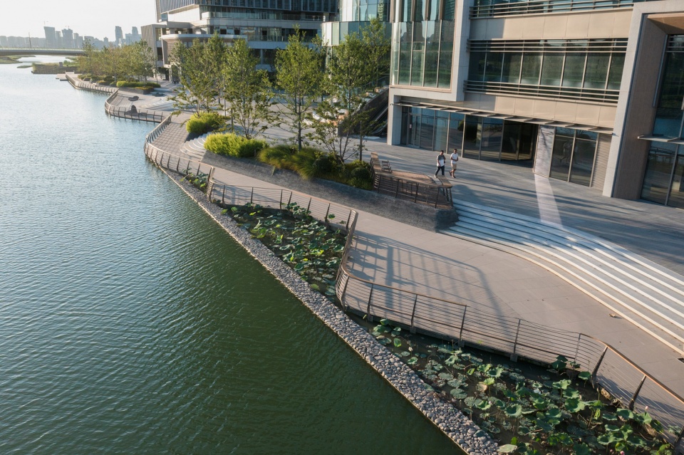 the waterfront of the asian games village by atelier scale