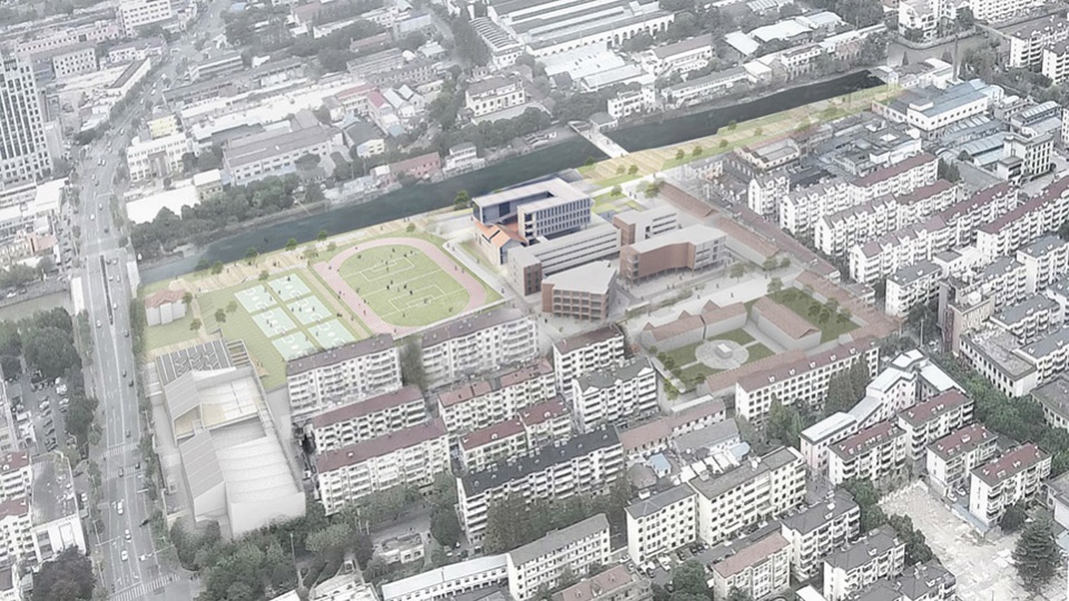 shanghai nanqiao academy comprehensive building by node architecture urbanism