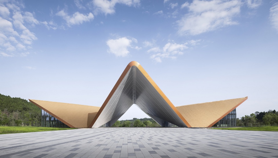 langzhong sports town visitor center by udg about studio