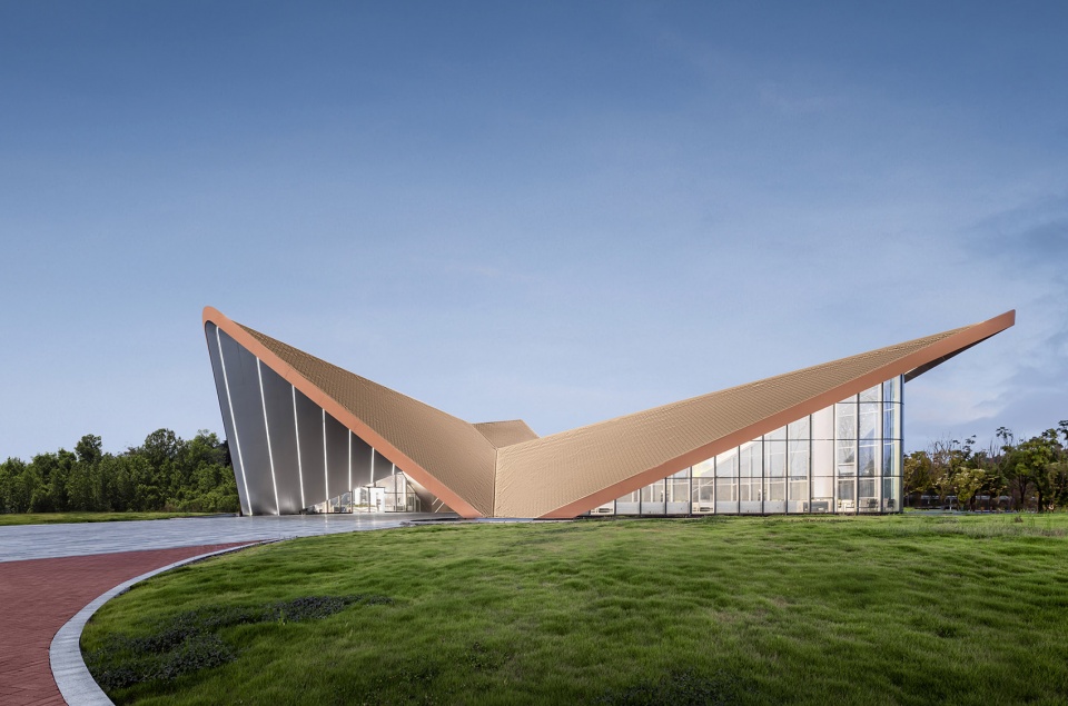 langzhong sports town visitor center by udg about studio