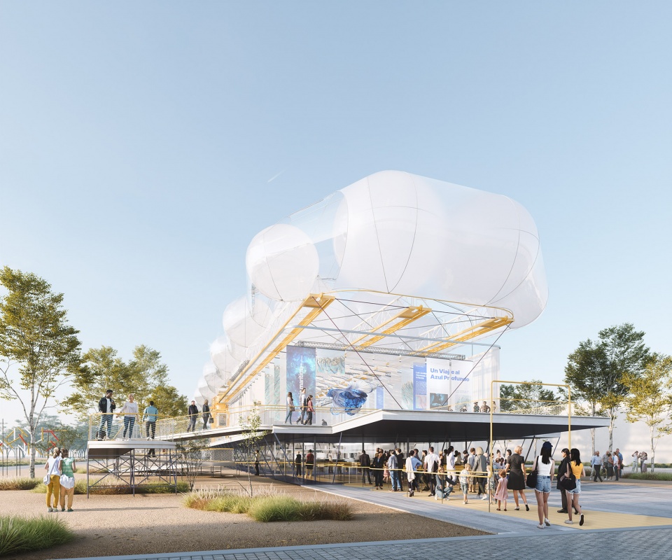 spanish pavilion at expo osaka by frpo selgascano
