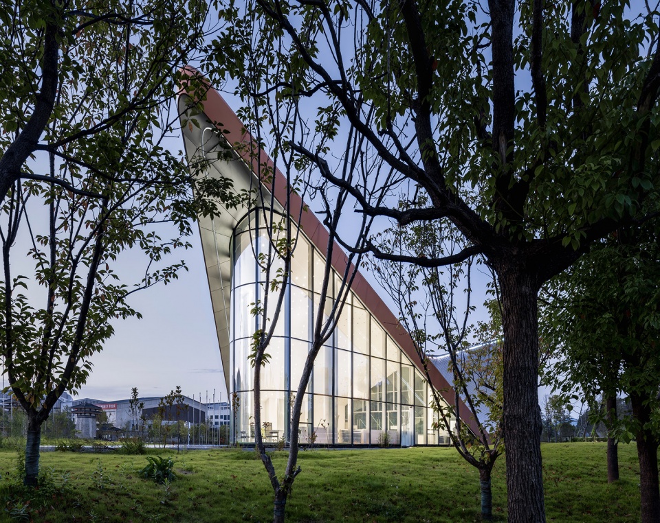 langzhong sports town visitor center by udg about studio