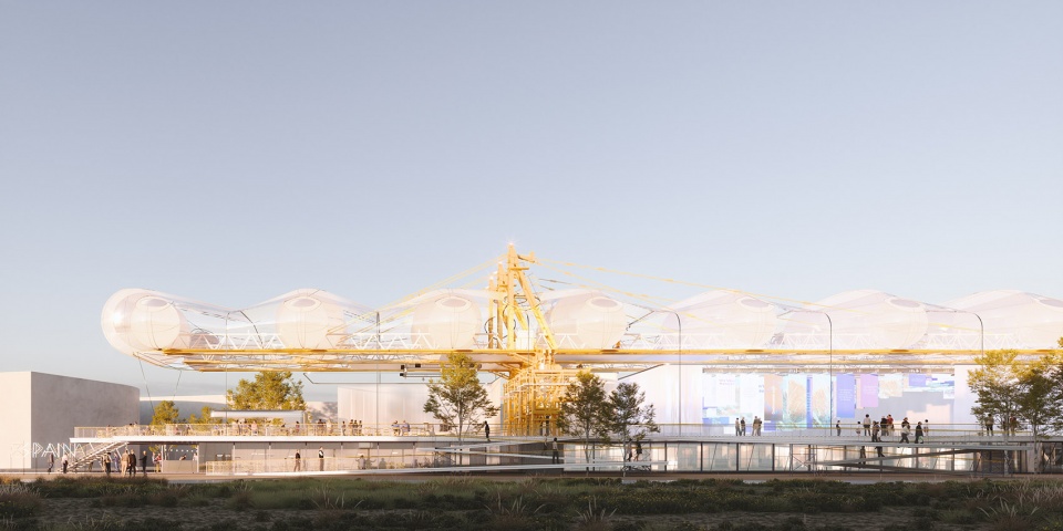 spanish pavilion at expo osaka by frpo selgascano