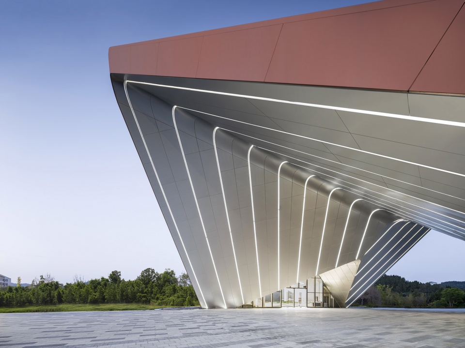 langzhong sports town visitor center by udg about studio