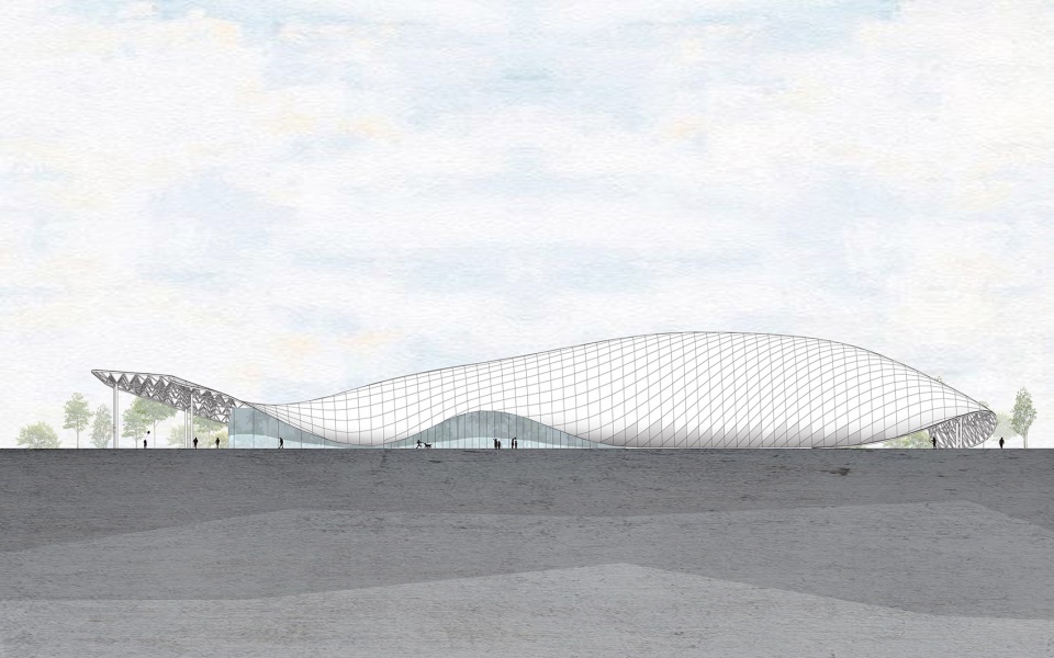 international pavilion of yangzhou world horticultural expo nanjing yangtze river urban architectual design