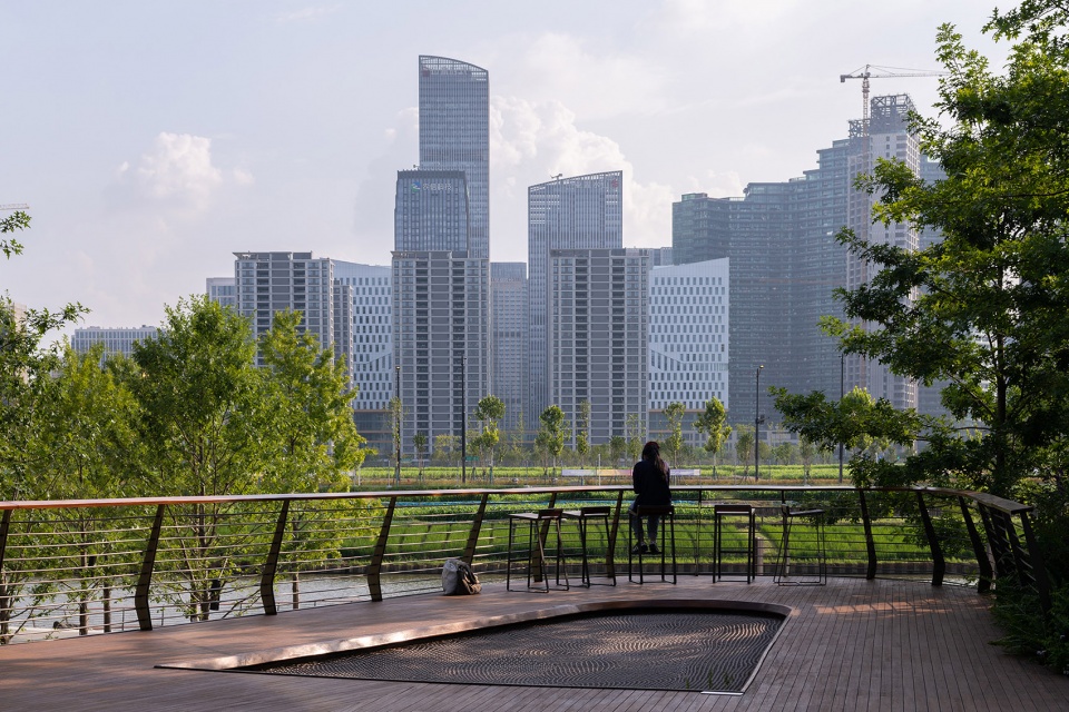 the waterfront of the asian games village by atelier scale