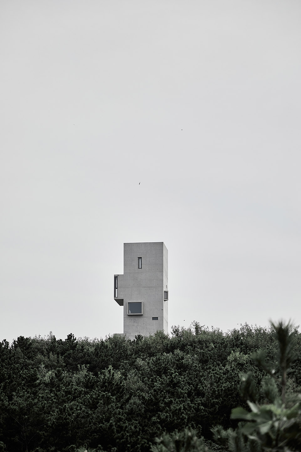 Cliff Café and Tower House by Trace Architecture Office (TAO) 谷德设计网