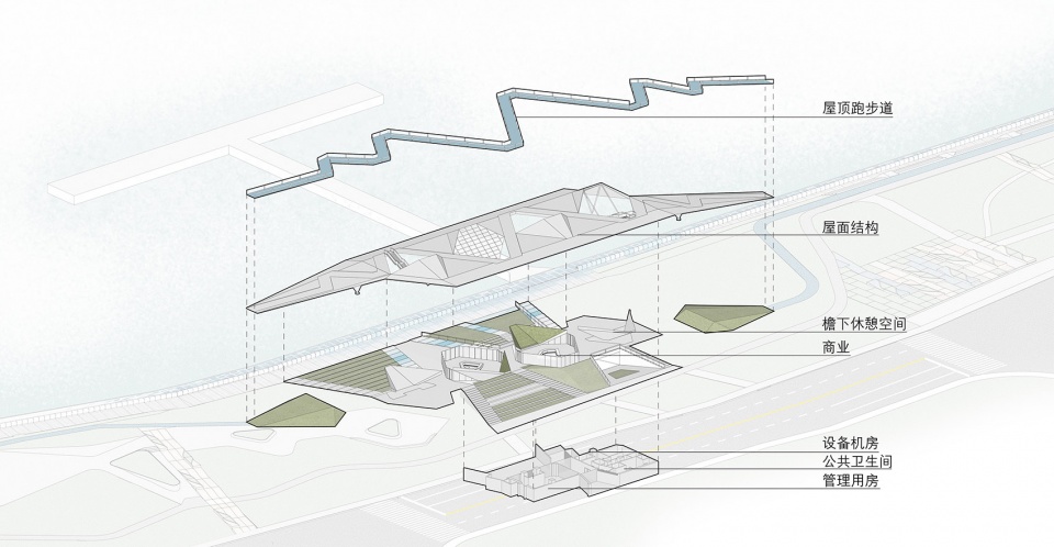 hangzhou riverfront public space sanqiao asian games park by original design studio tjad