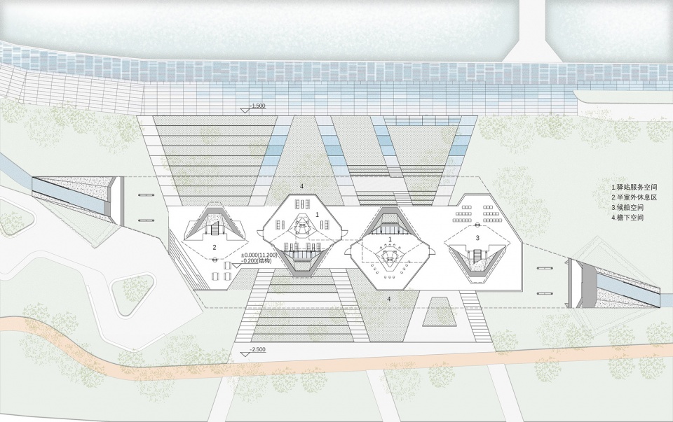 hangzhou riverfront public space sanqiao asian games park by original design studio tjad