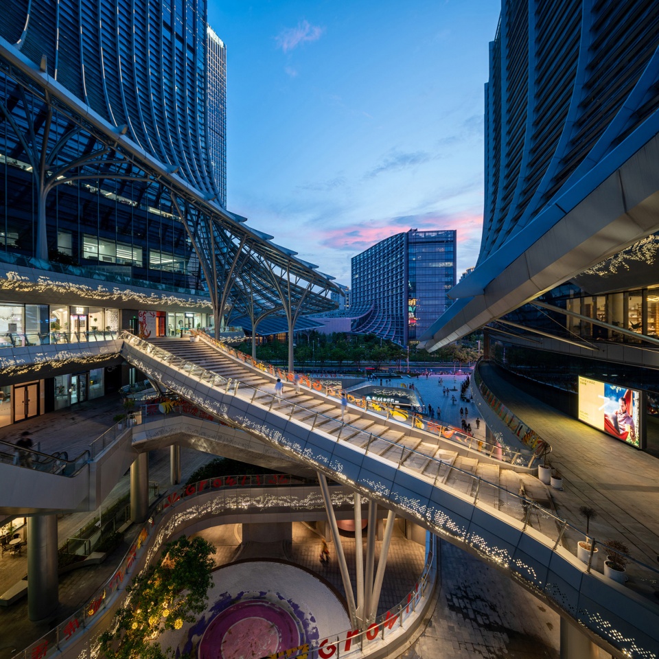 shanghai west bund international ai tower plaza by nikken sekkei ltd