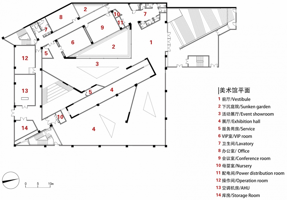 dong yi art museum by china southwest architectural design and research institute corp ltd