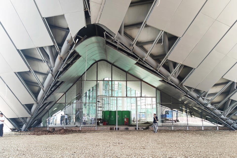 langzhong sports town visitor center by udg about studio