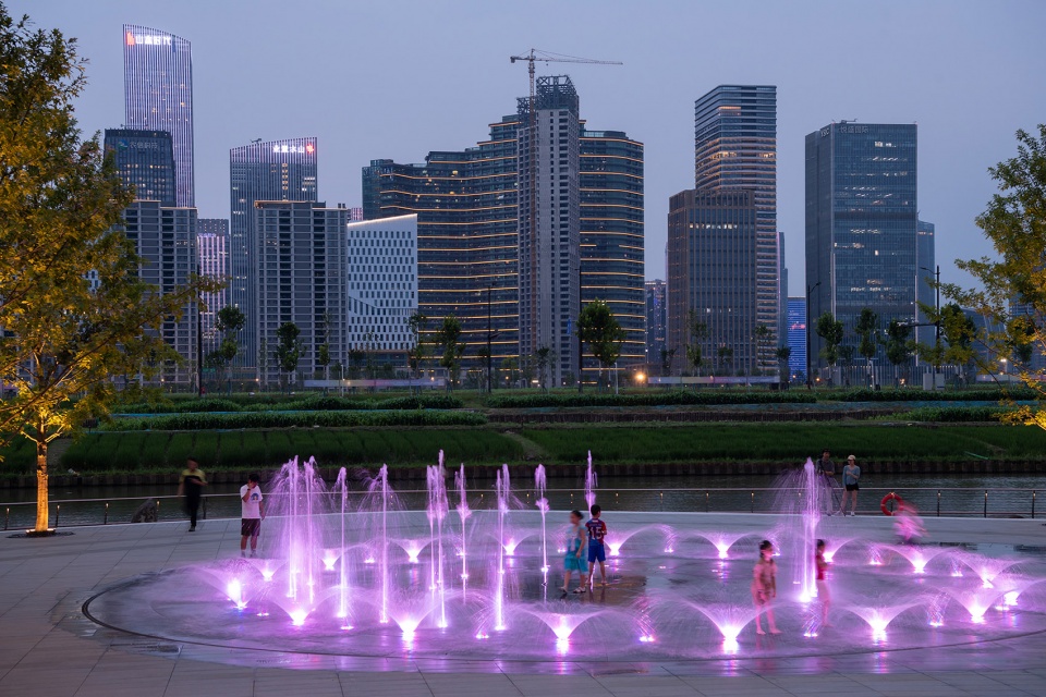 the waterfront of the asian games village by atelier scale