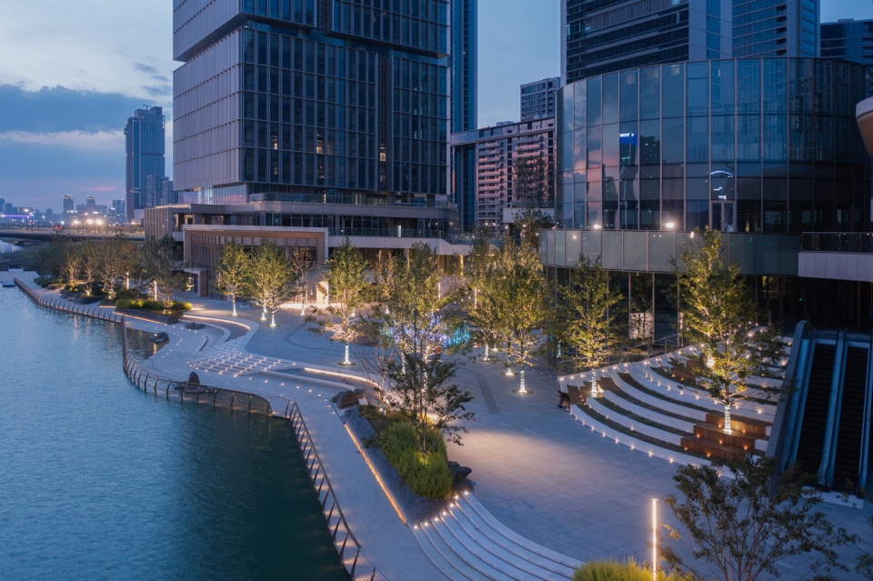 the waterfront of the asian games village by atelier scale