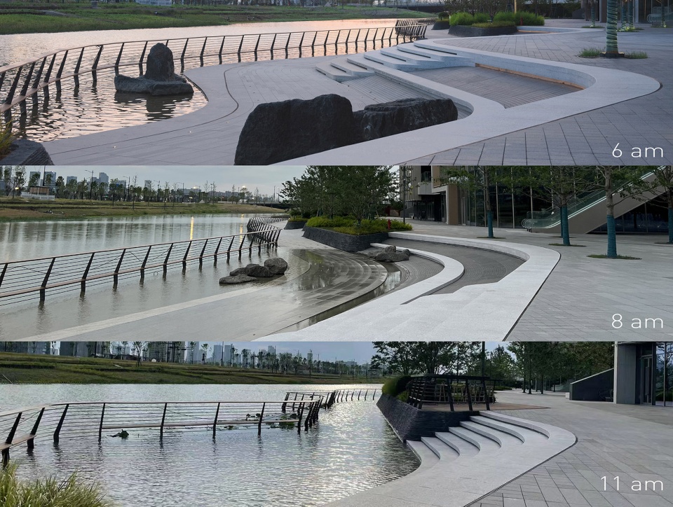 the waterfront of the asian games village by atelier scale