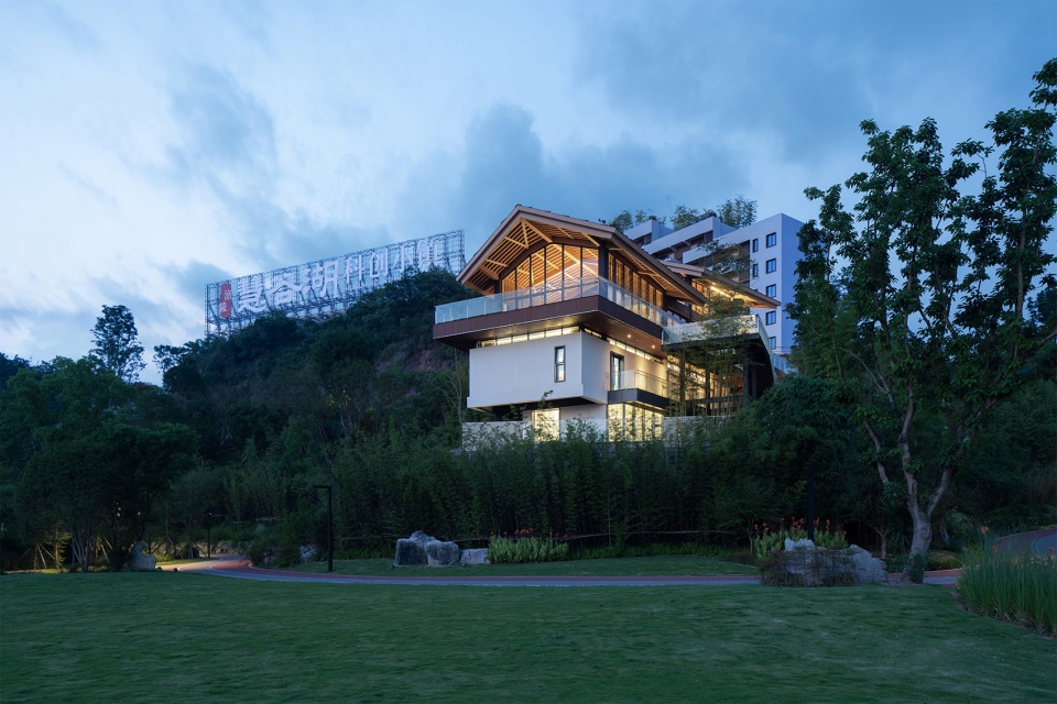 bailuwan demonstration area huiguhu science and innovation town fuling by yueji architectural design office
