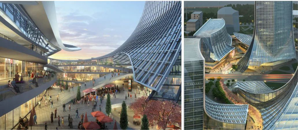 Shanghai West Bund International AI Tower &Plaza by Nikken Sekkei Ltd ...